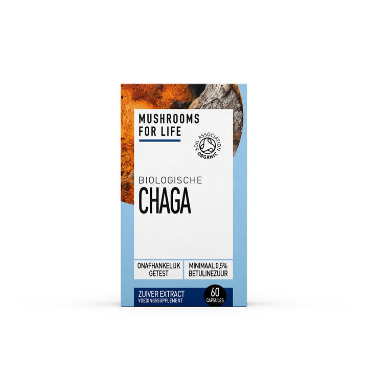 Chaga Paddenstoelen Capsules Bio