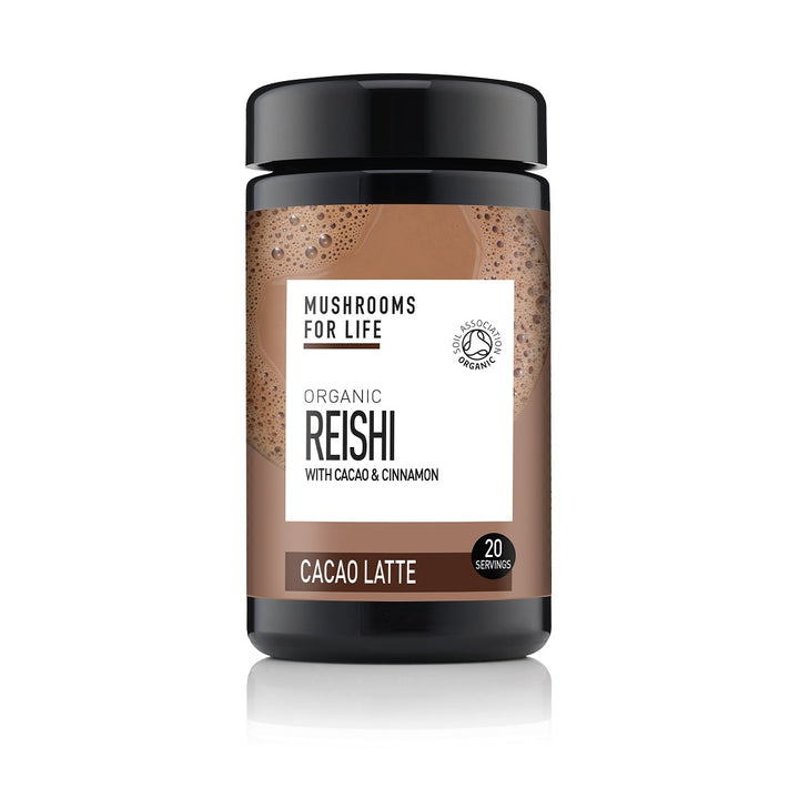 Reishi - Cacao Paddenstoelen Latte 1000mg Bio