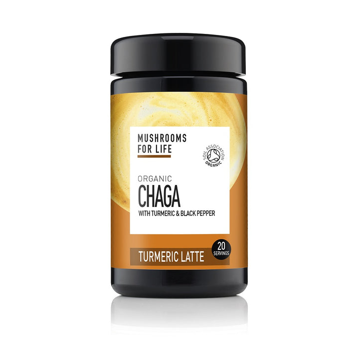 Chaga - Kurkuma Paddenstoelen Latte 1000mg Bio