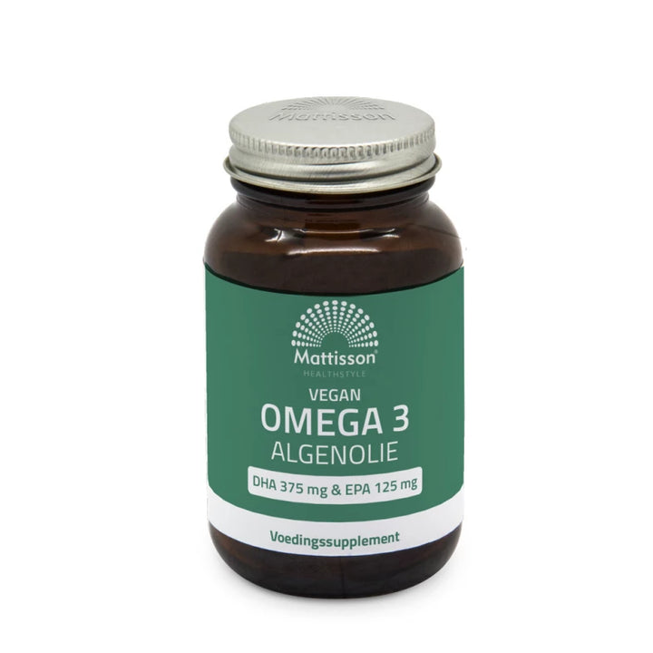 Vegan Omega 3 Algae Oil DHA 375mg / EPA 125mg - 60 caps