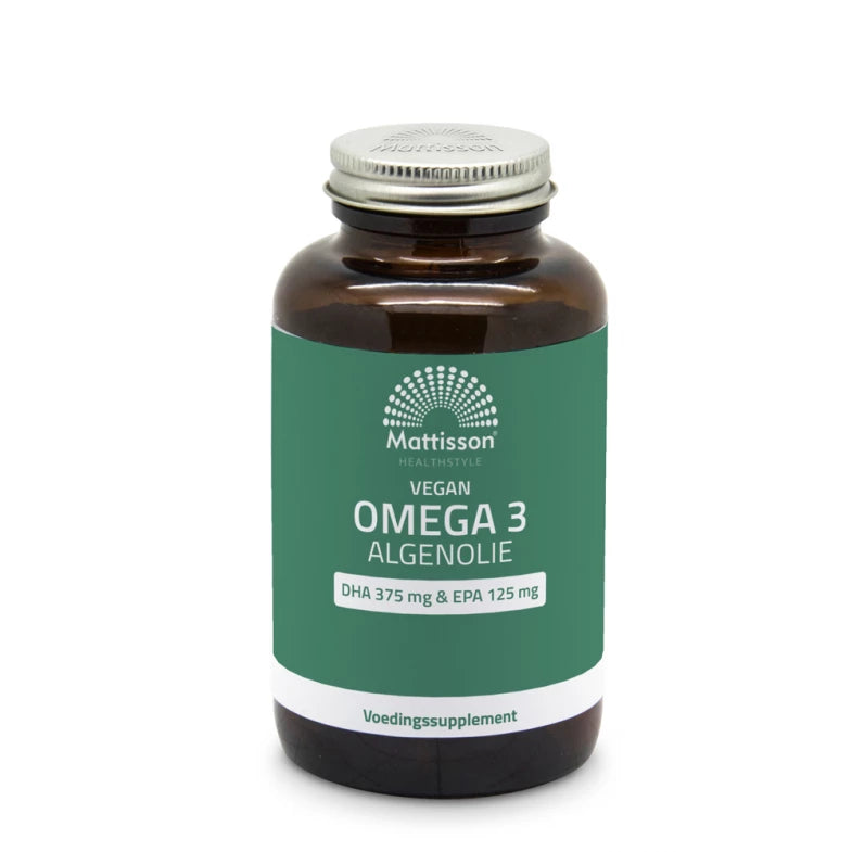 Vegan Omega 3 Algae Oil DHA 375mg / EPA 125mg - 180 caps