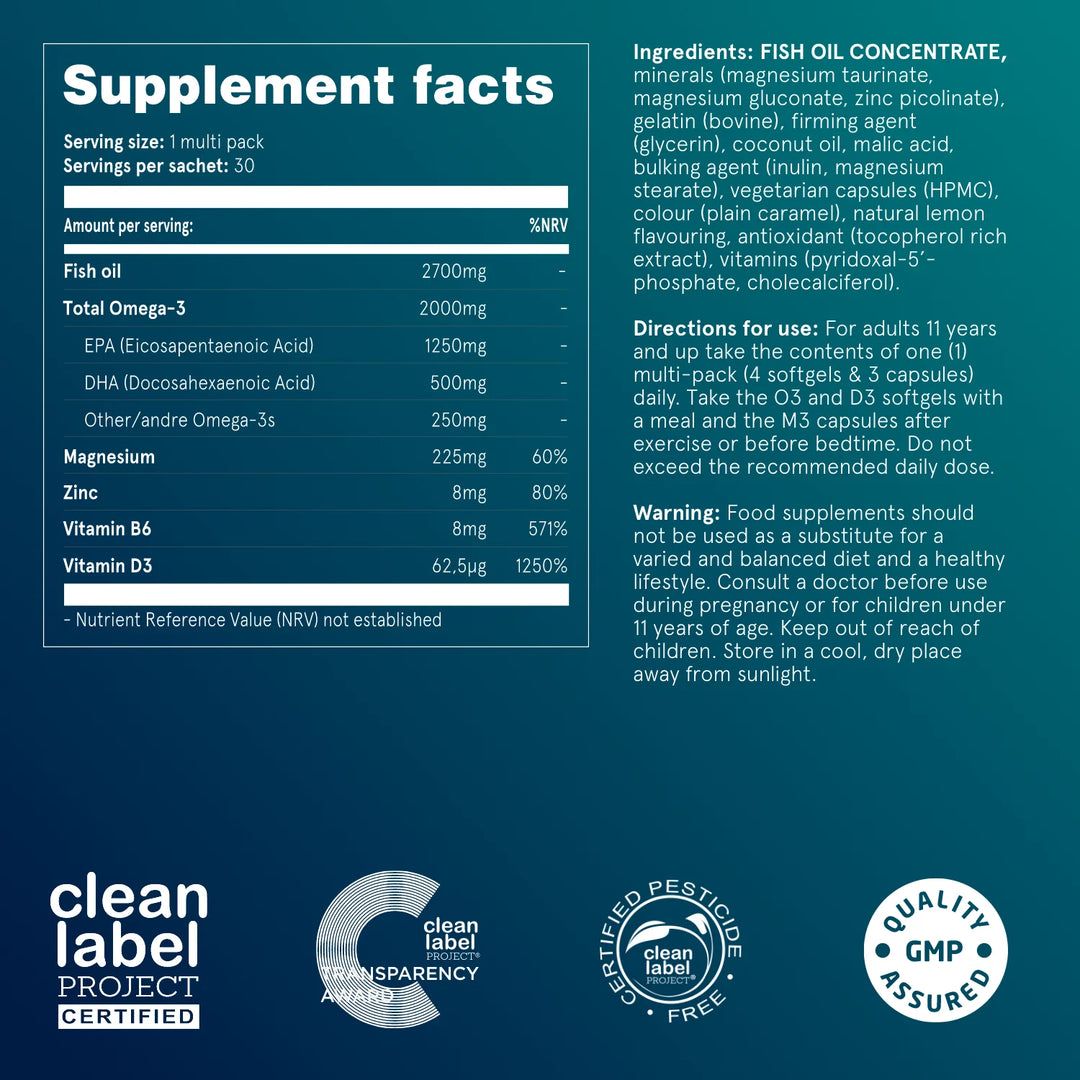 P3 - Convenient daily multinutrient sachets - 30 servings