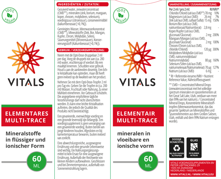 Vitals Elementair Multi-Trace 60 ml