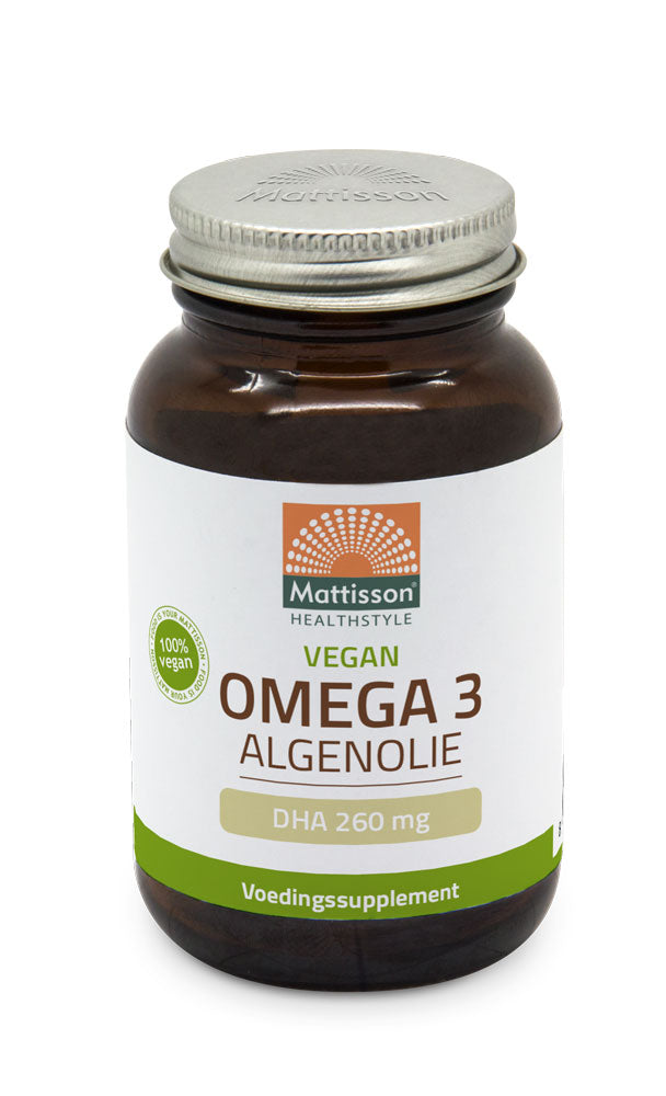 Vegan Omega-3 Algae Oil DHA 260 mg