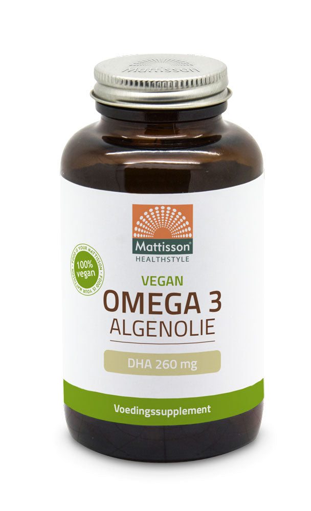 Vegan Omega-3 Algae Oil DHA 260 mg