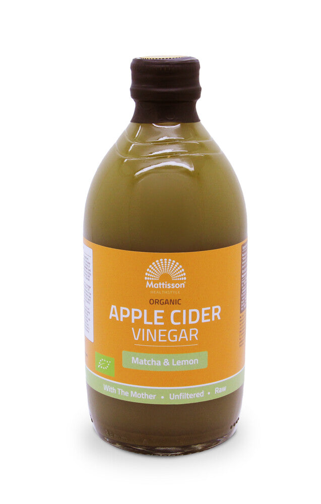 Organic Apple Cider Vinegar - Matcha & Lemon 500ml