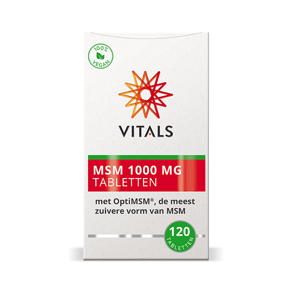 Vitals MSM 1000 mg tabletten 120 tabletten