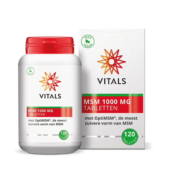 Vitals MSM 1000 mg tabletten 120 tabletten