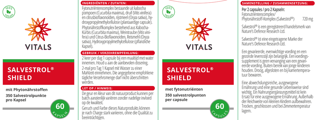 Vitals Salvestrol® Shield 60 capsules