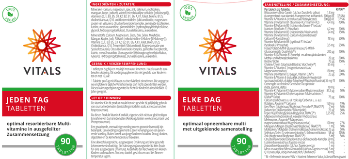 Vitals Elke Dag Tabletten 90 tabletten