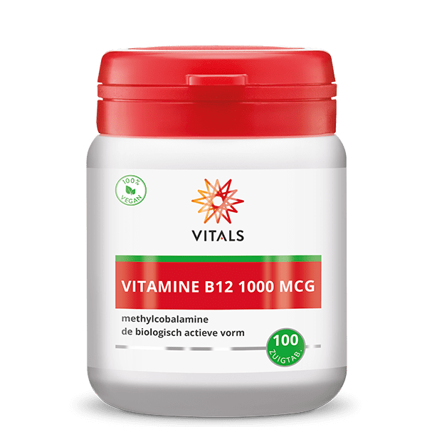 Vitals Vitamine B12 1000 mcg 100 zuigtabletten