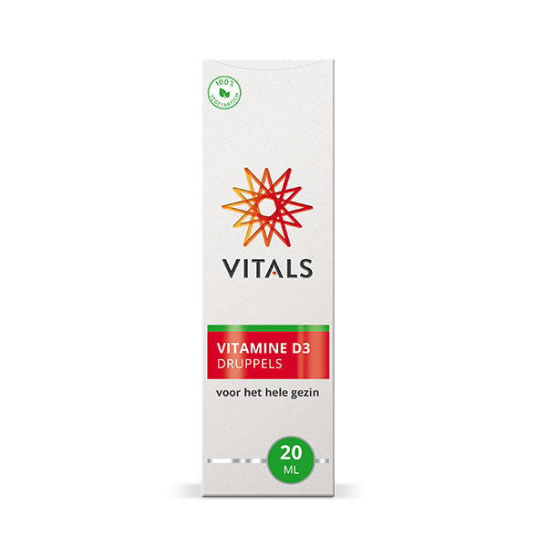 Vitals Vitamine D3 Druppels 700 druppels