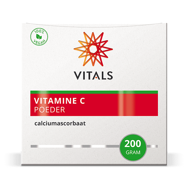 Vitals Vitamine C poeder (calciumascorbaat) 200 gram