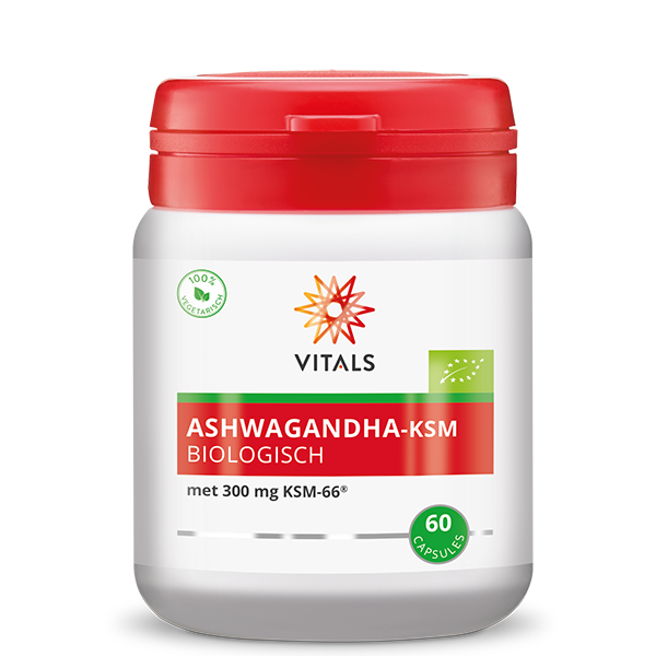 Vitals Ashwagandha-KSM Biologisch 60 capsules