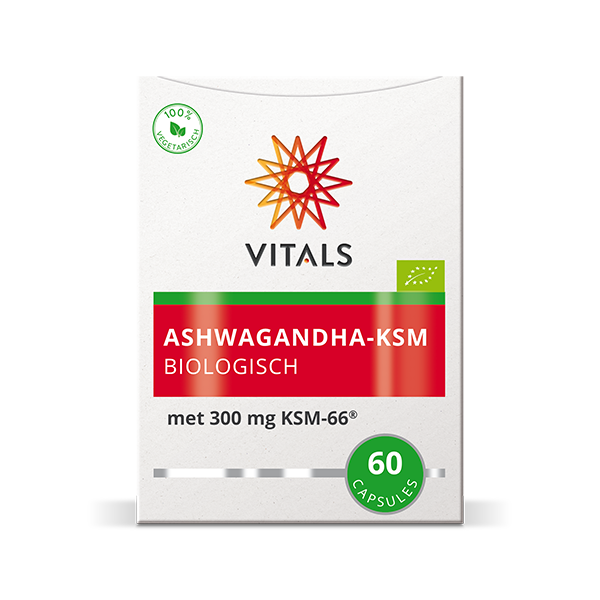 Vitals Ashwagandha-KSM Biologisch 60 capsules