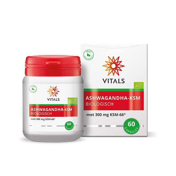 Vitals Ashwagandha-KSM Biologisch 60 capsules