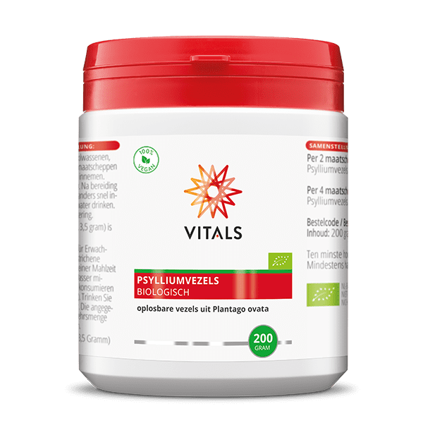 Vitals Psylliumvezels Biologisch 200 gram