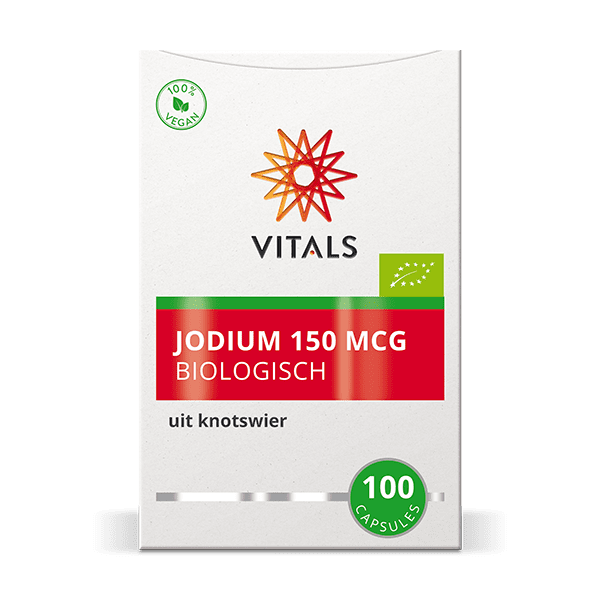 Vitals Jodium Biologisch 100 capsules