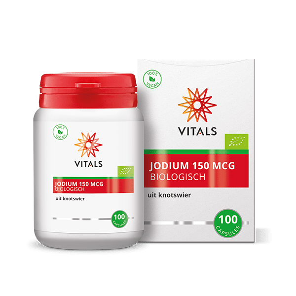 Vitals Jodium Biologisch 100 capsules