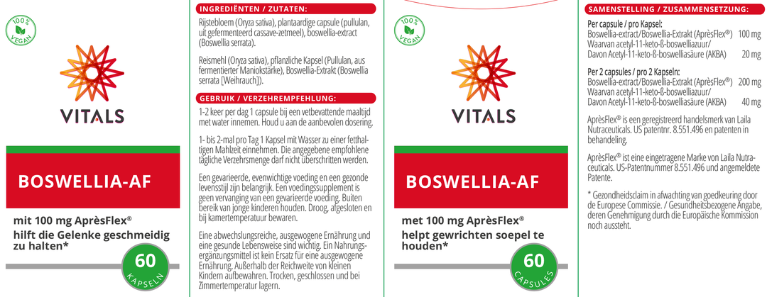 Vitals Boswellia-AF 60 capsules