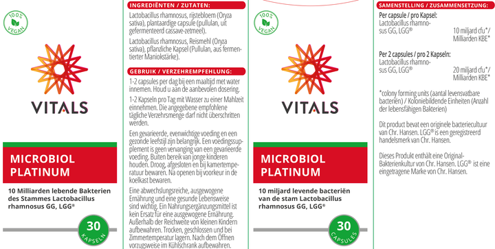 Vitals Microbiol Platinum 30 capsules