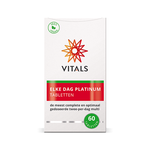 Vitals Elke Dag Platinum 60 tabletten