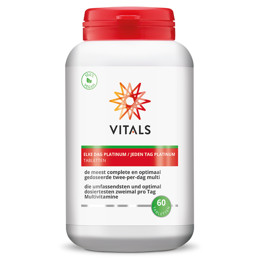 Vitals Elke Dag Platinum 60 tabletten