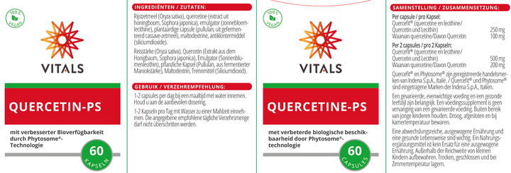 Vitals Quercetine-PS 60 capsules