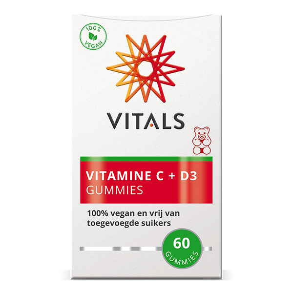 Vitals Vitamine C + D3 Gummies 60 gummies