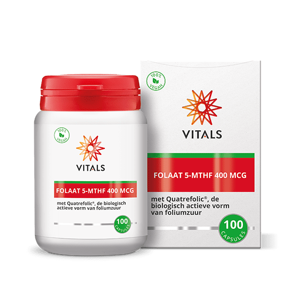 Vitals Folaat 5-MTHF 400 mcg 100 capsules