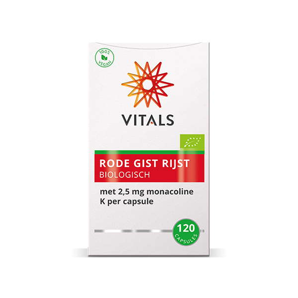 Vitals Rode Gist Rijst Biologisch 120 capsules