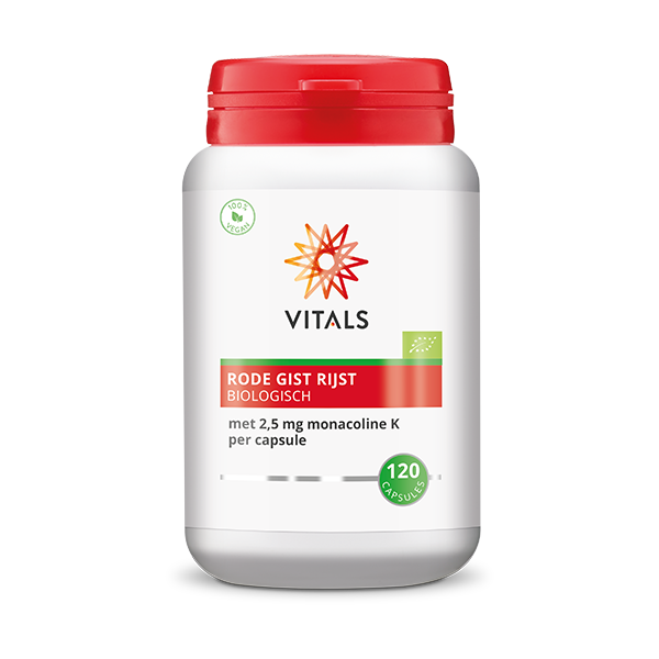 Vitals Rode Gist Rijst Biologisch 120 capsules