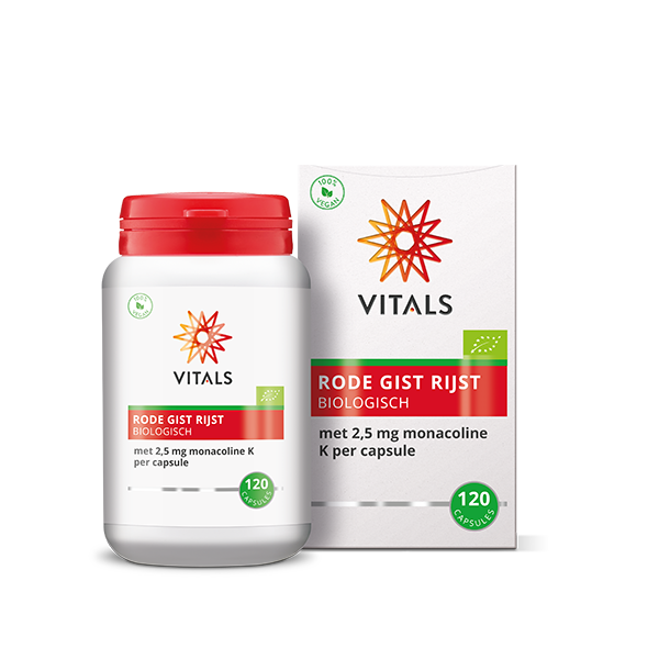 Vitals Rode Gist Rijst Biologisch 120 capsules