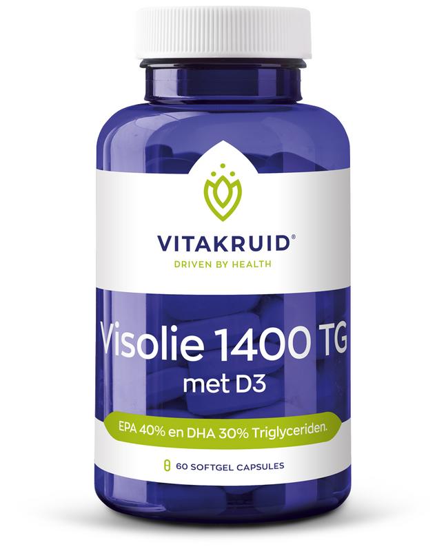 Visolie 1400 + D3 triglyceriden EPA 40% DHA 30%