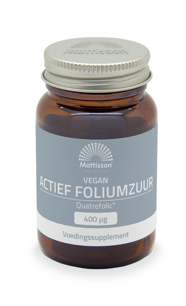 Actief foliumzuur - vitamine B11 - 60 capsules