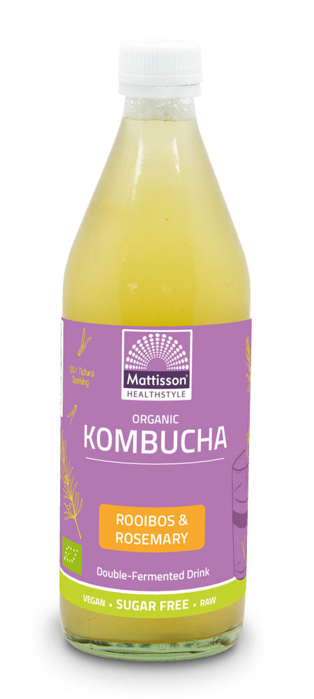 Biologische Kombucha - Rooibos & Rozemarijn - 500 ml