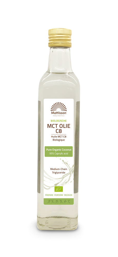 Biologische MCT Olie C8 - 500ml