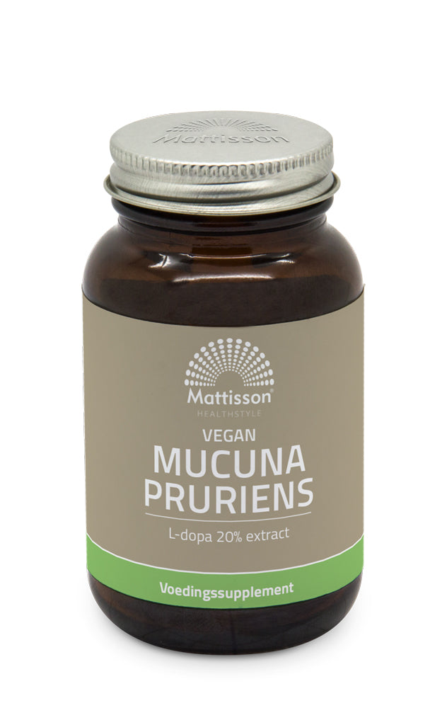 Mucuna tabletten - 20% L-dopa extract - 120 tabletten