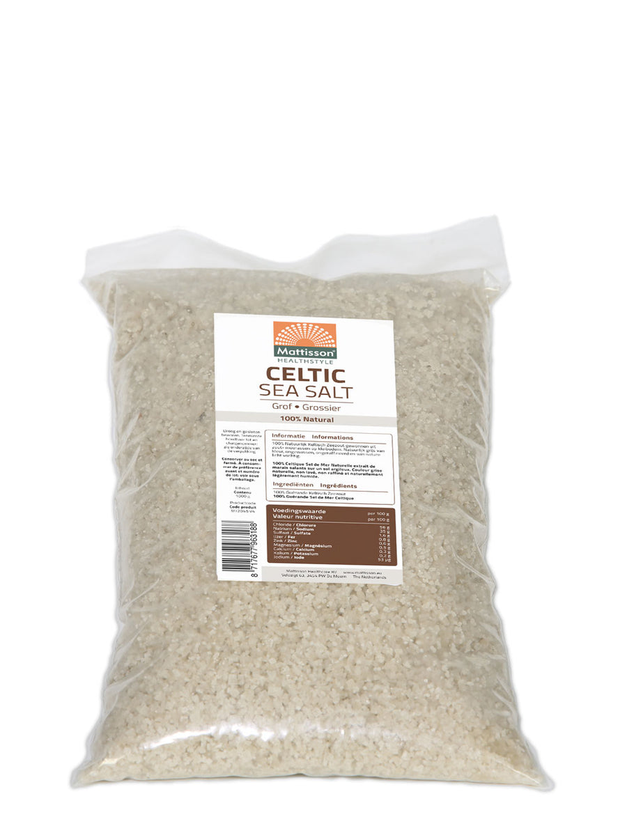 Keltisch Zeezout grof - Celtic Seasalt - Navulzak 1 kg