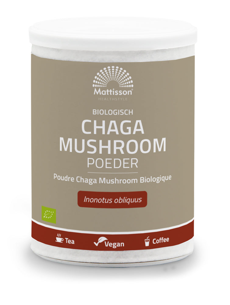 Biologisch Chaga Mushroom Poeder - 100 gram