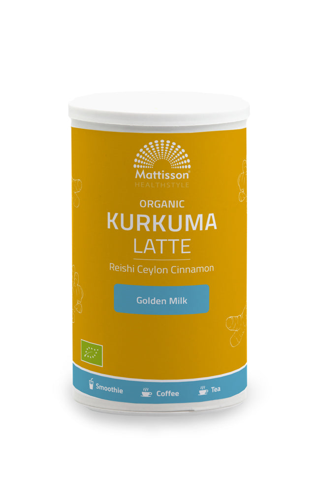 Biologische Kurkuma Latte - Ongezoet - 160 g