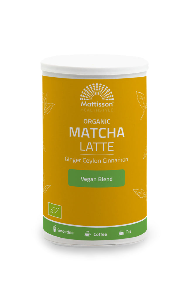 Biologische Matcha Latte - Gember Ceylon Kaneel - 140 g