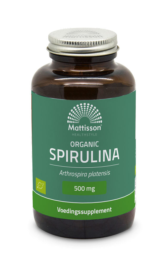 Biologische Spirulina 500mg - 240 tabletten