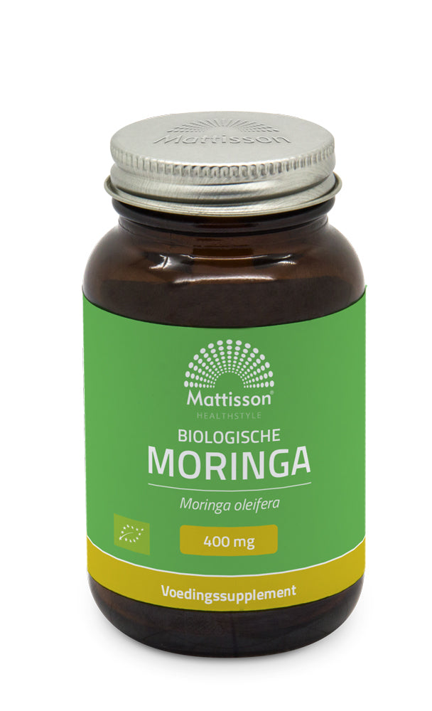 Biologisch Moringa Blad 400mg - 60 capsules