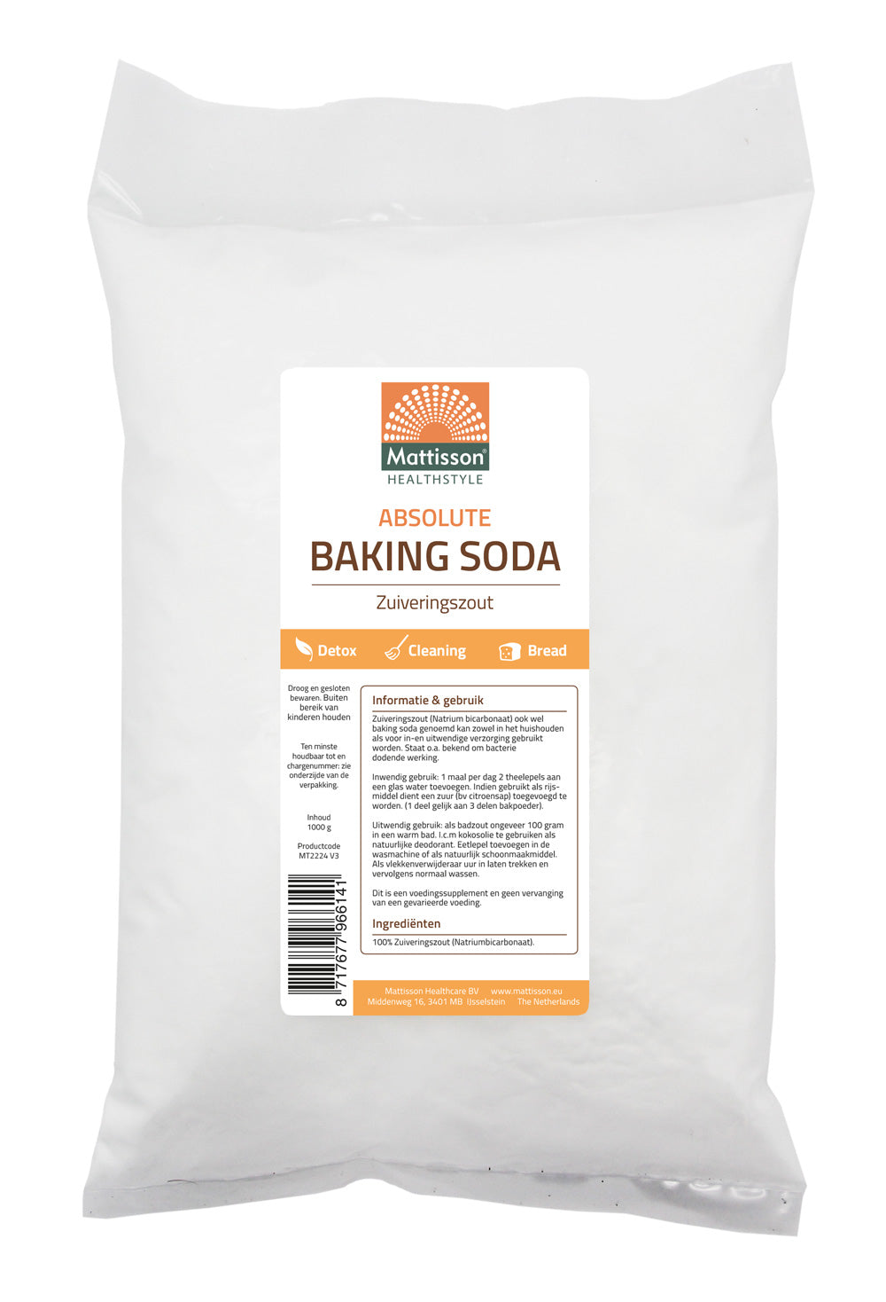 Baking Soda - Zuiveringszout - 1 kg