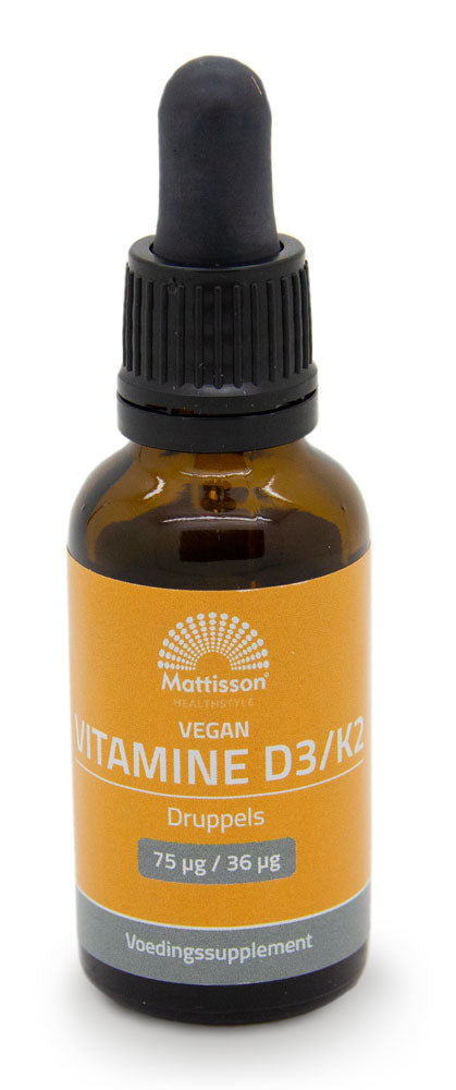 Vegan Vitamine D3/K - 75 mcg/36 mcg - 25ml