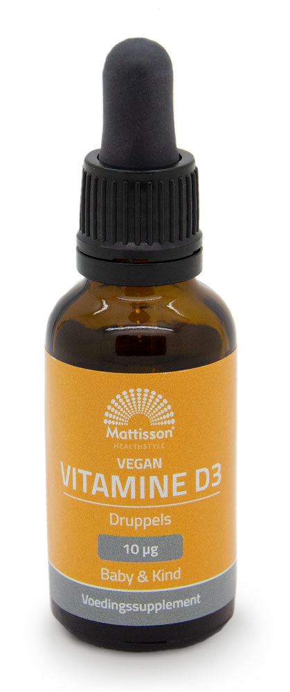 Vegan Vitamine D3 - Baby & Kind - 10 mcg - 25ml