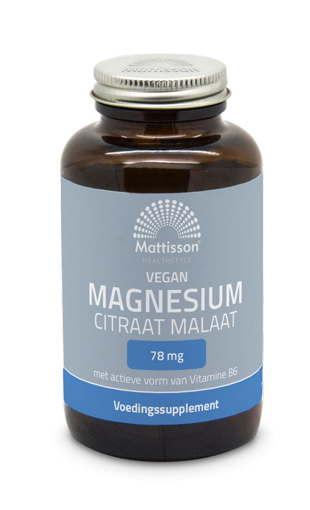 Magnesium Citraat Malaat Capsules 78 mg - 120 capsules