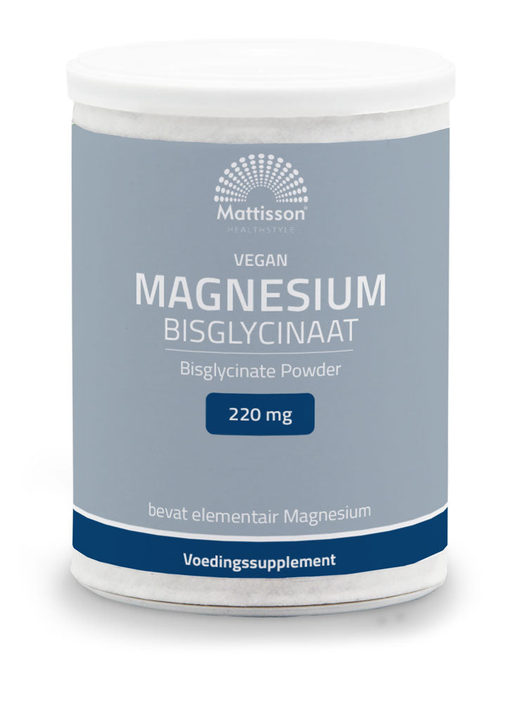 Magnesium Bisglycinaat poeder - 11% elementair Magnesium - 200 g