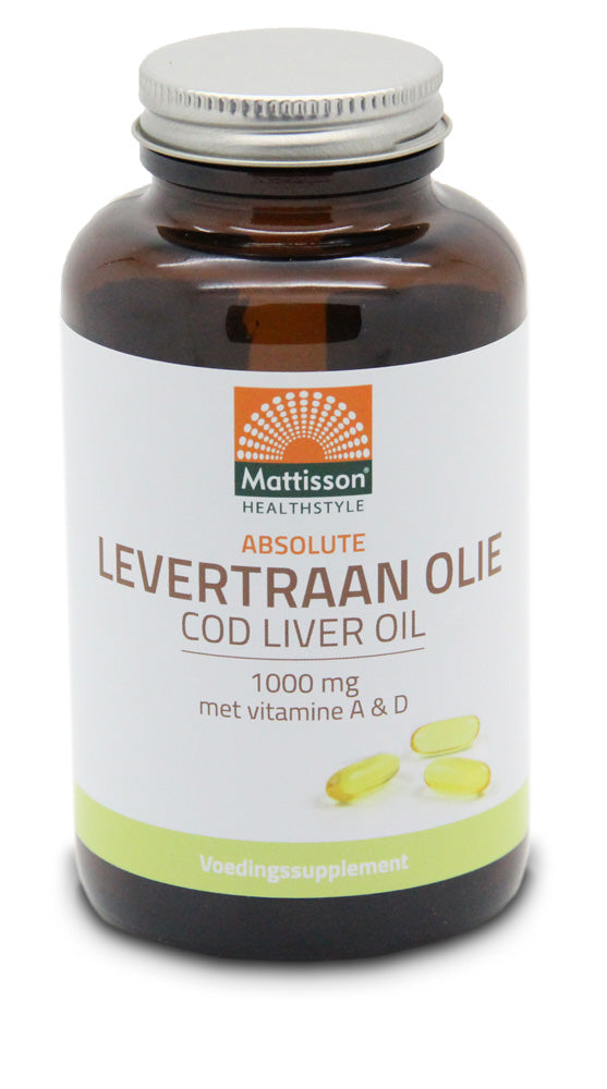 Levertraan Olie 1000mg - 120 capsules